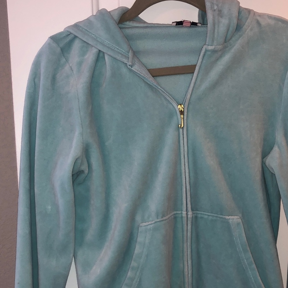 🦋 Tiffany Blue Juicy Couture Track Suit • Large